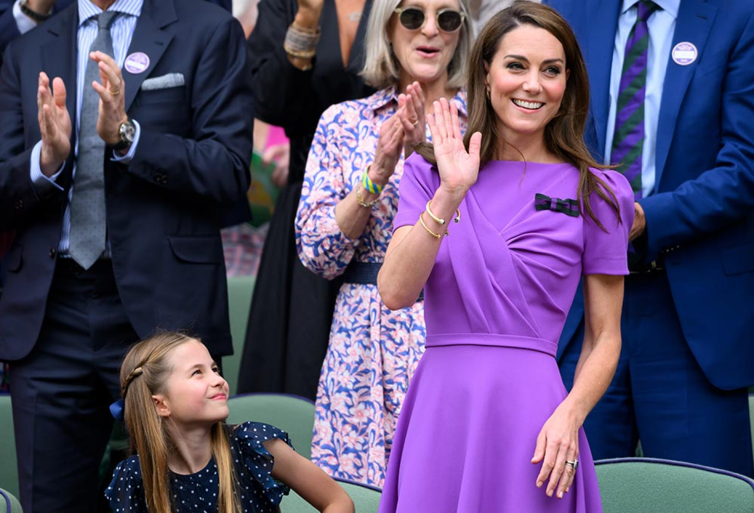 Kanser tedavisi devam eden Kate Middleton Wimbledon finaline katıldı