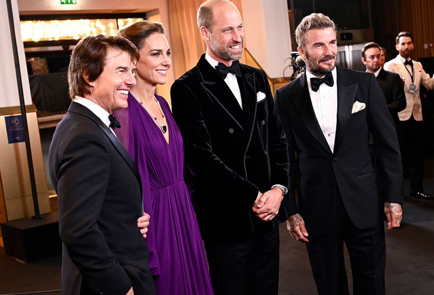 Kate Middleton ve Prens William Digger filminin galasına katıldı 