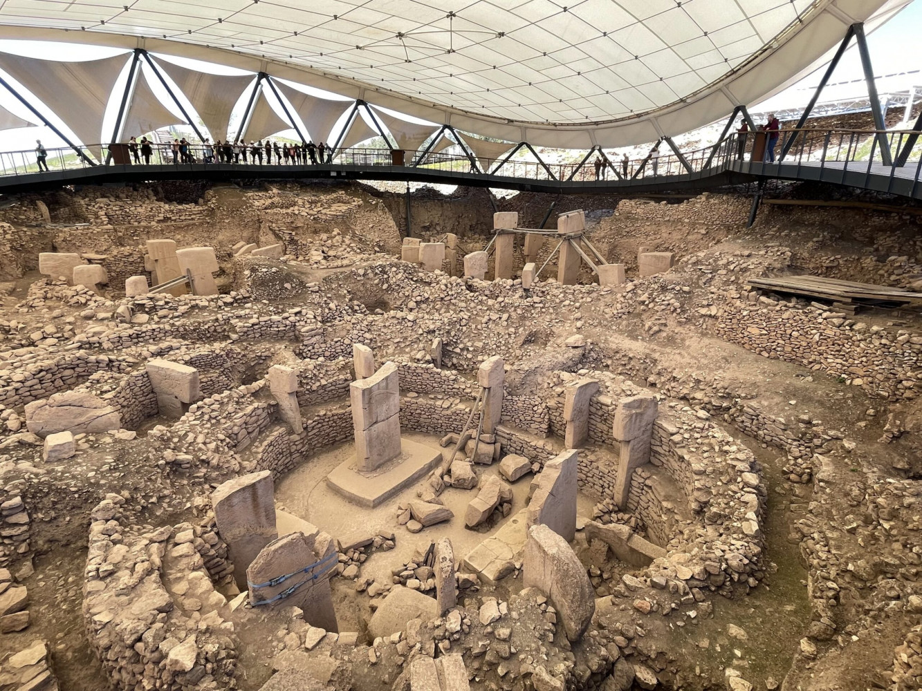 Göbeklitepe’de insan heykeli bulundu 