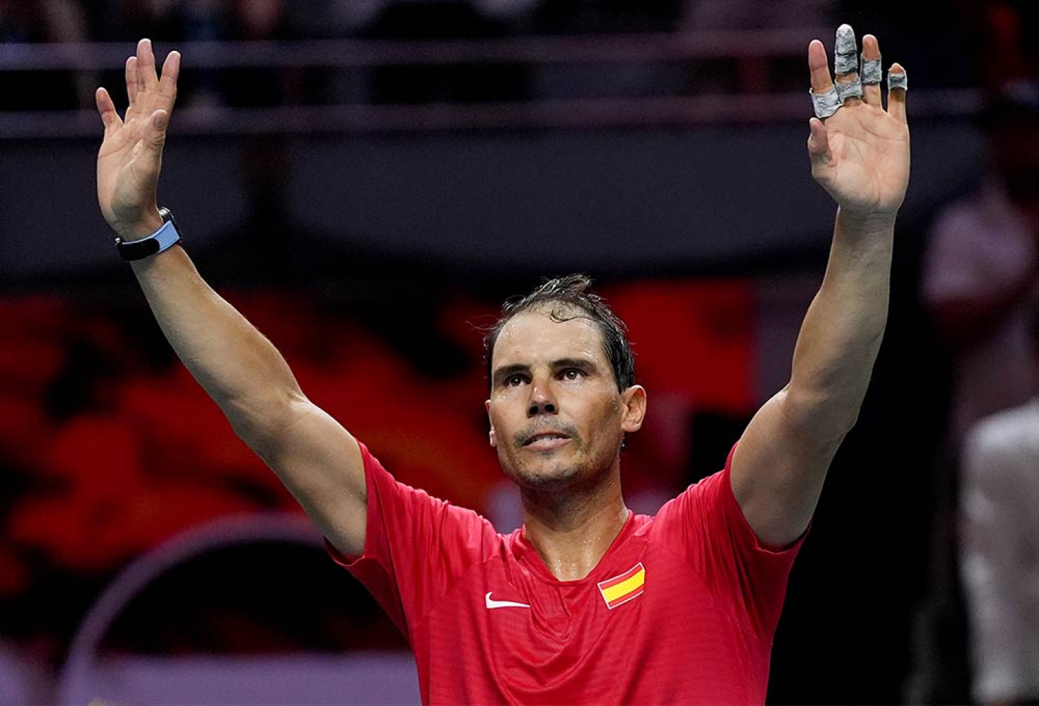 Rafael Nadal son maçına çıktı 