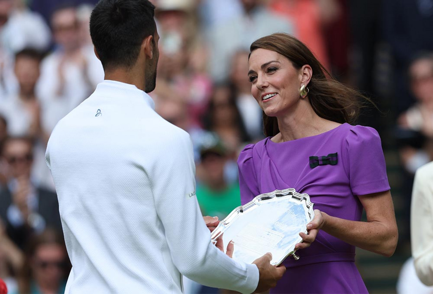 Kanser tedavisi devam eden Kate Middleton Wimbledon finaline katıldı